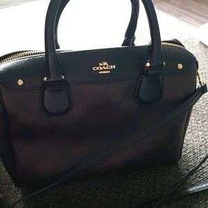Coach signature canvas Satchel handbag